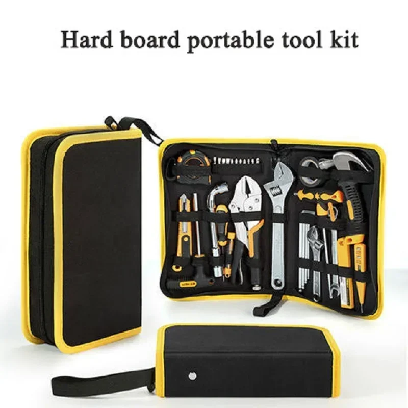 

Multi Tool Kit Electrician Tote Bag Portable Organizer Wear-resistant Tools Pouch Repair Professional Hard Board Small Toolkit