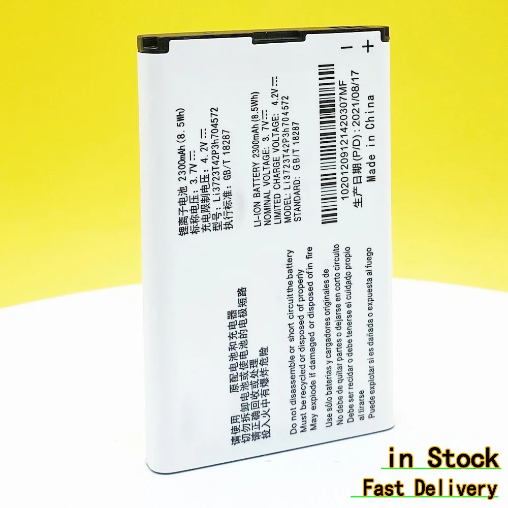 New 2300mAh Li3723T42P3h704572 Battery For ZTE MF91 MF90M MF90 MTC 833F 831FT 4G WIFI Router Modem Phone