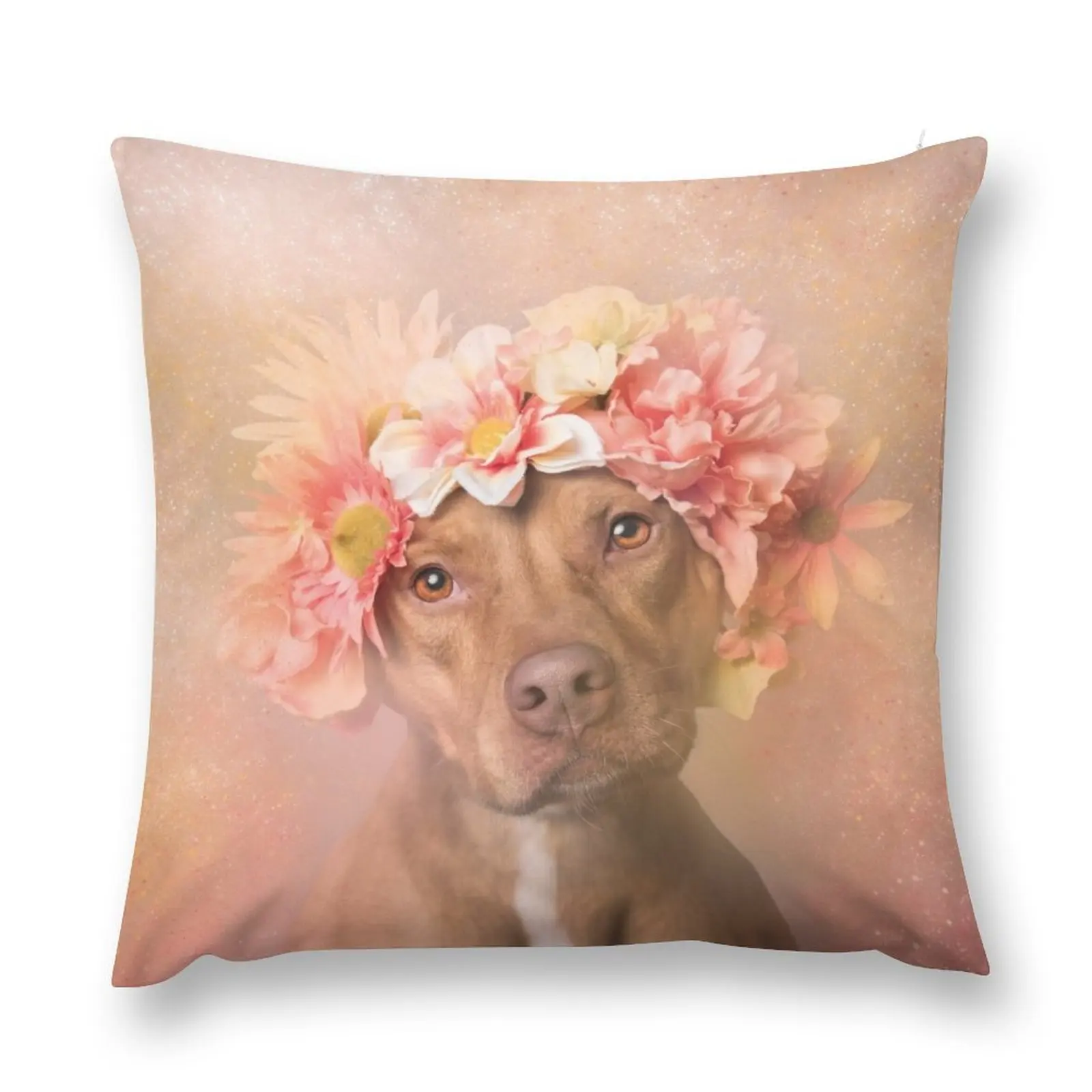 

Flower Power, Una Throw Pillow christmas cushions covers Luxury Living Room Decorative Cushions