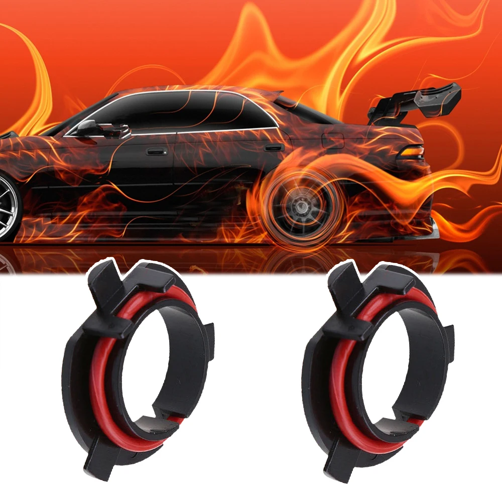 2PcsPortableCarLEDHeadlightHolderReplaceTheLampSocketBulb