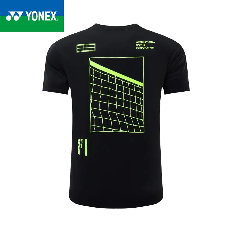 Badminton Uniforms YONEX Children's Training Competition Tennis Short-sleeved Men's and Women's Same Style Quick-drying Jersey