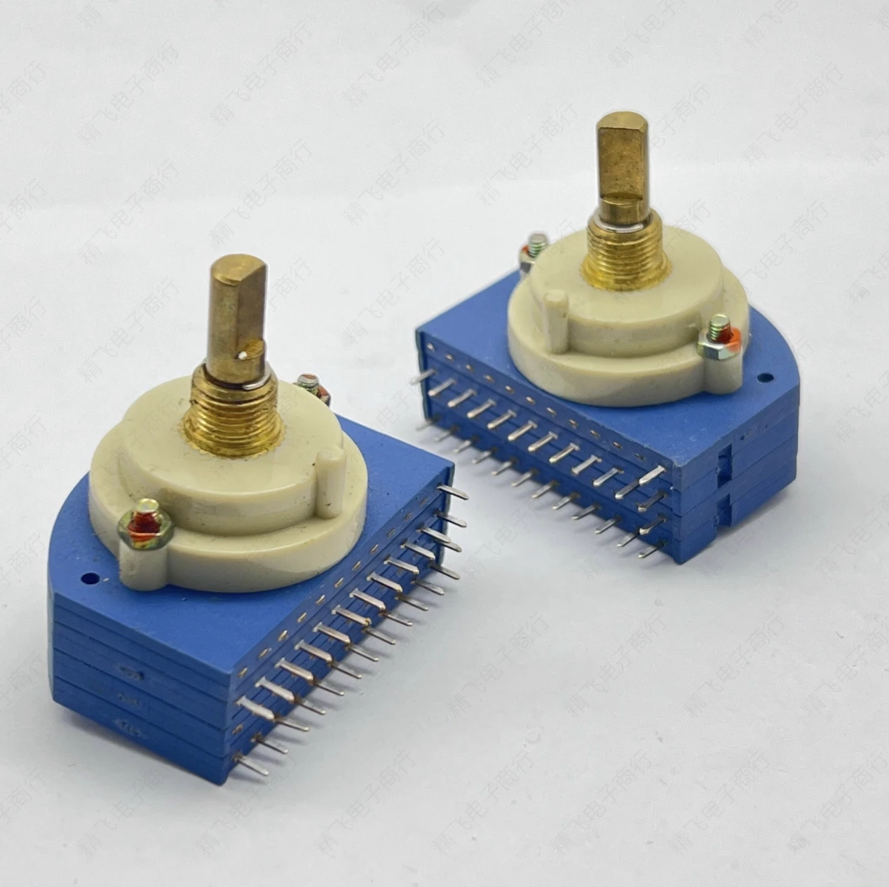 1 PCS Taiwan CF rotary band switch 2 layers 2 poles 12 gears light touch shaft length 20MM
