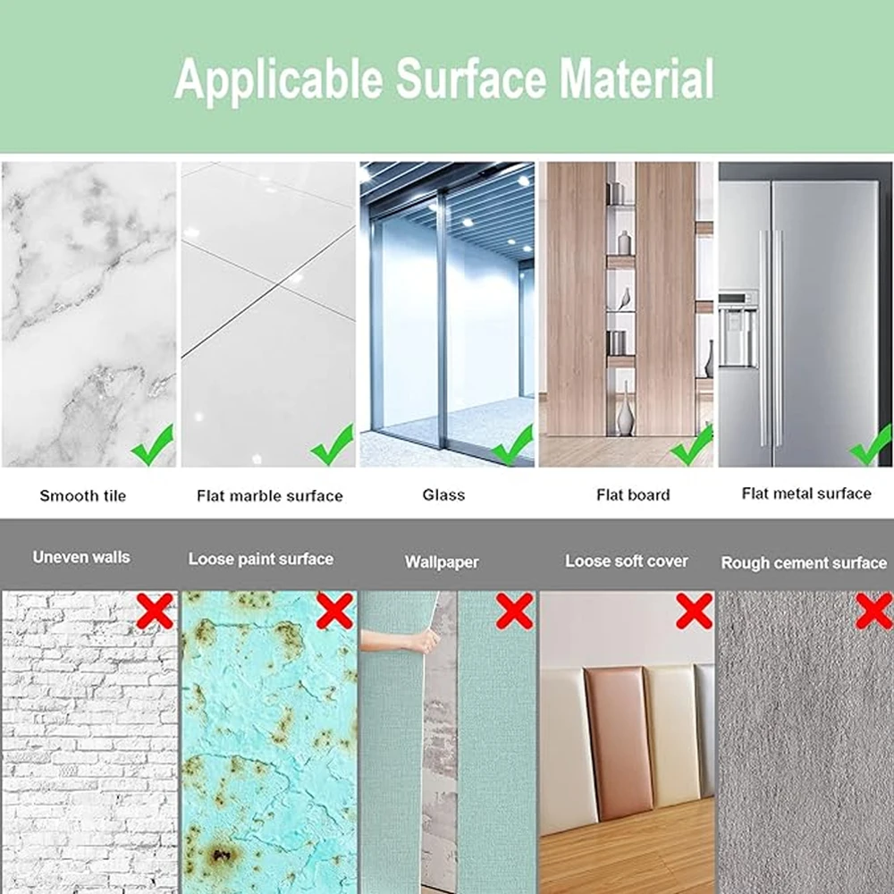3D Mirror Wall Stickers 2/4PCS 2mm Thicken DIY Acrylic with Adhesive