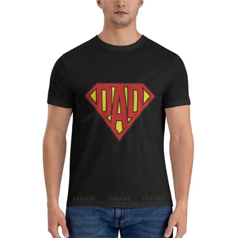 

brand t-shirt man Super Dad Essential T-Shirt mens graphic t-shirts big and tall Short sleeve mens clothes cotton tee-shirt