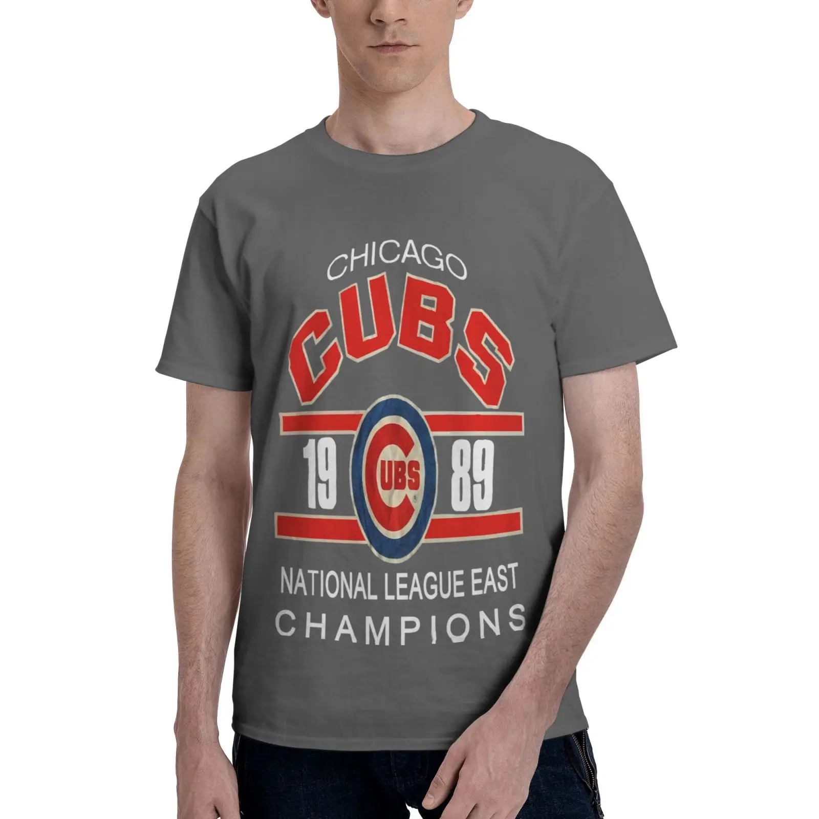 1989 Chicago Cubs Nat League Champs Men T-Shirt T Shirt Men's T