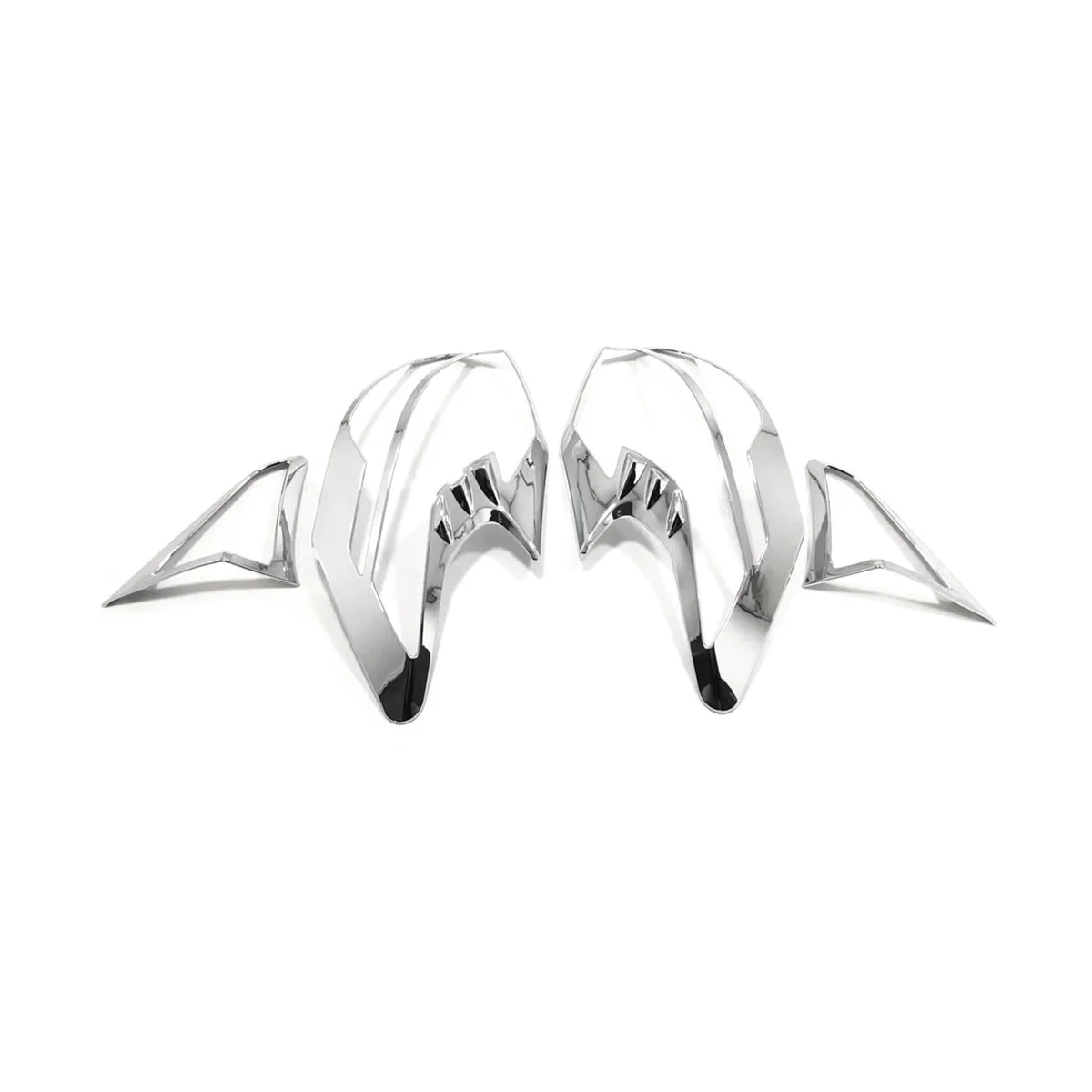 

4PCs Car Tail Light Cover Trim Chrome Rear Bumper Brake Lights Frame Parts for Kicks 2017-2023