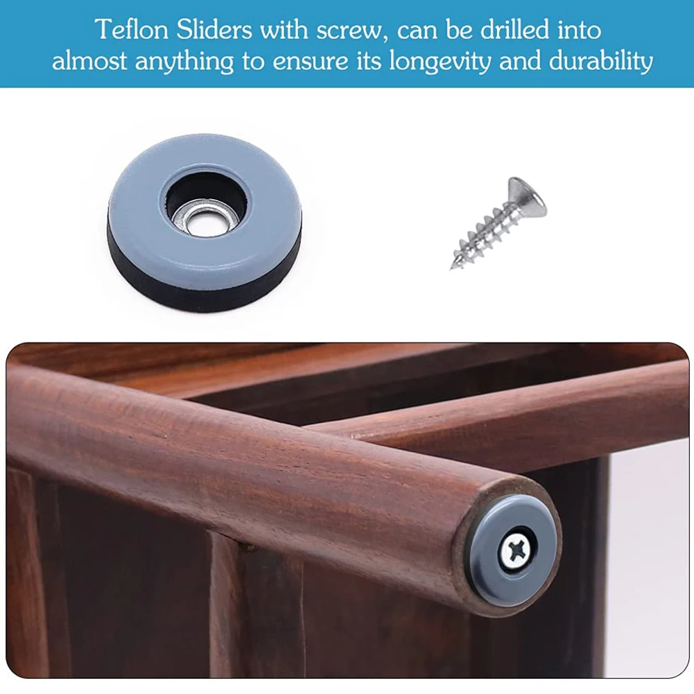 Description Picture 5 of item20pcs Furniture Glides Sliders Table Chair Mobile Foot Mat Table Corner Anti-collision Mat Floor Protection Pads