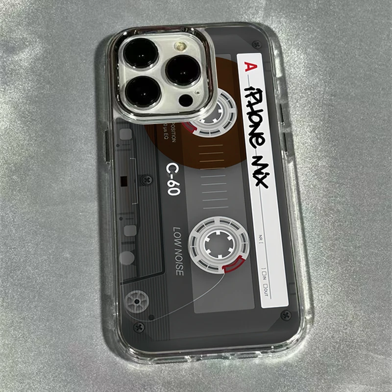 ตัวเลือกสินค้า เคสโทรศัพท์วินเทจเทปคาสเซ็ต ป้องกันรอยกระแทก