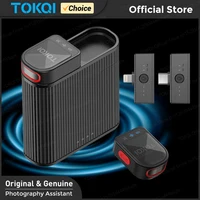 Mini Wireless Lavalier Microphone Bluetooth Magnetic Mic for Iphone Android Mobile Live Streaming Recording Vlog Video, Gaming