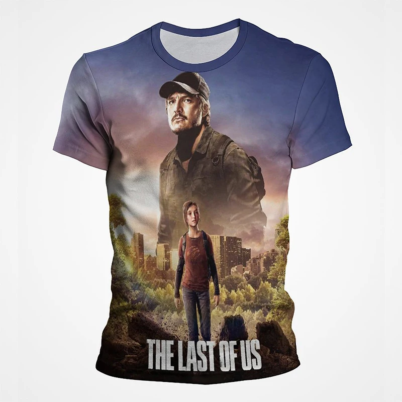 

2022 New Game Last Of Us 2 The Last Of Us part 2 3D Printe Clothes Cool Boy Girl T-shirt Fashion Short Sleeve Men Women Top Tee
