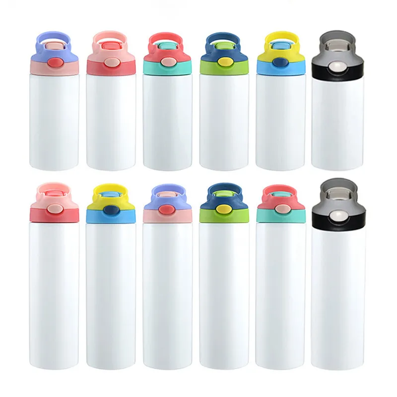 25pcs 12oz Sublimation Blanks Sippy Cups