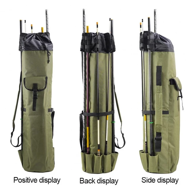 Fishing Rod Bag Oxford Cloth Fishing Rod Case Waterproof Fishing