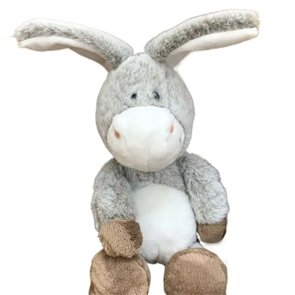 

Plush Dolls Donkey Stuffed Doll Birthday Gifts PP Cotton Stuffed Animal Donkey Plush Toys 34cm Cartoon Kids Gifts