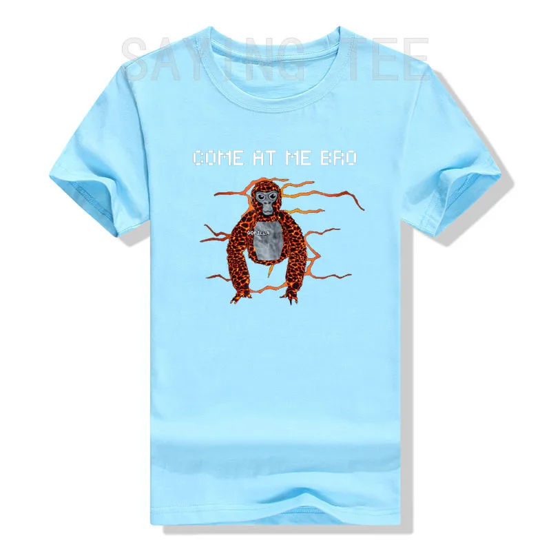 Playful Gorilla Tag VR Gamer T-Shirt - Fun Animal Print Graphic Tee for Teens and Adults