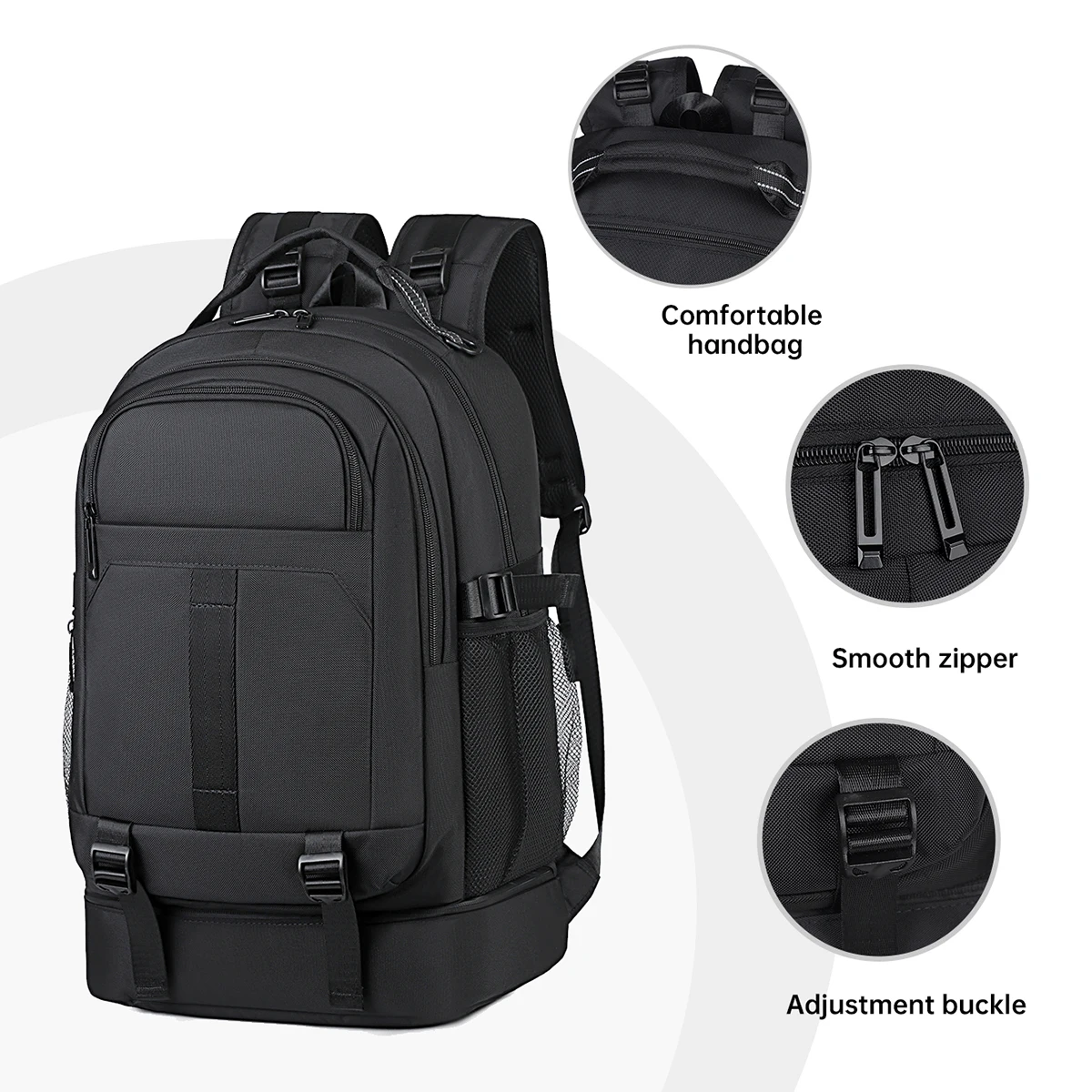 Backpack for Men, Business Commuting, Travel, Computer Bag, Large Capacity Outdoor Backpack, Casual Bag, Business Trip, Student Bag, Female High School Student