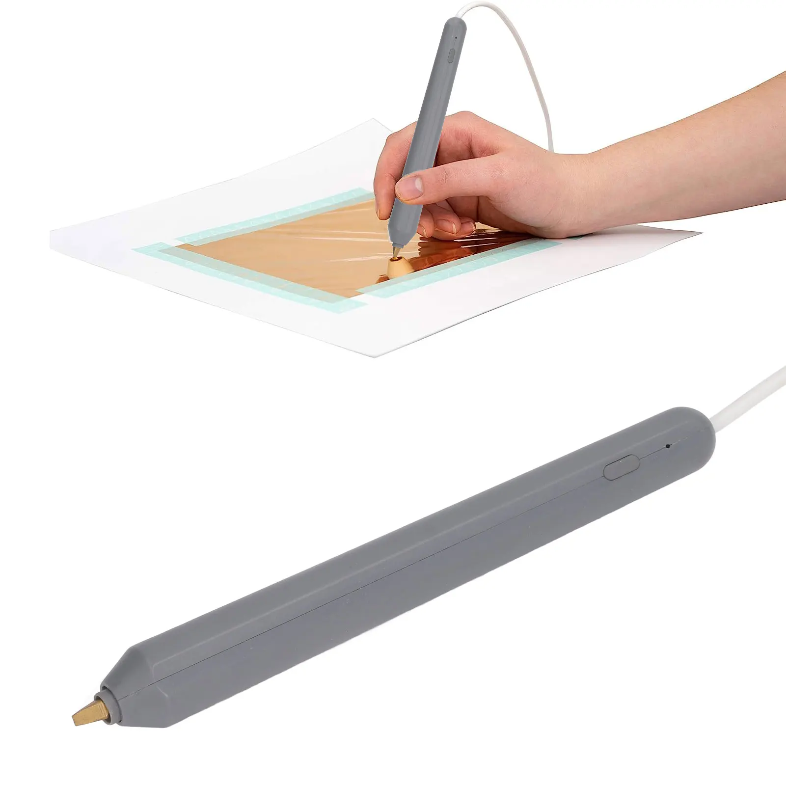 DIY Accessory Hot Foil Pen Hot Foil Pen USB Heat Stamping Embossing ABS Crafting Tool for Drawing Writing Heat