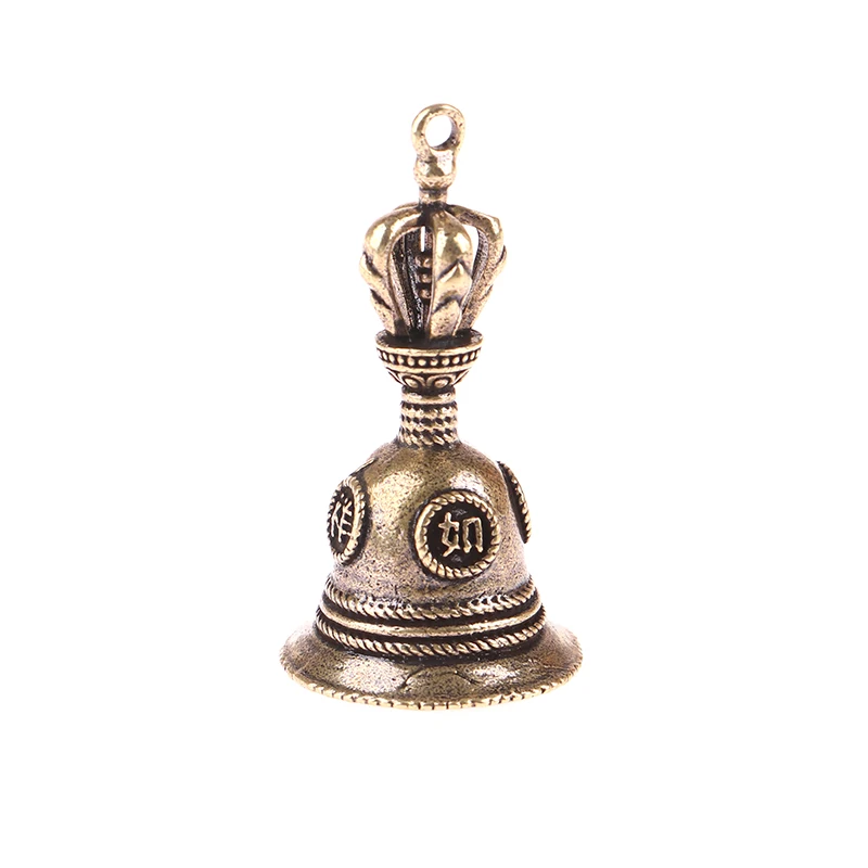 Kupfer Hand glocke Vintage Home Desktop Dekoration Lehrmittel einzigartige tragbare Handbell – Detail 19