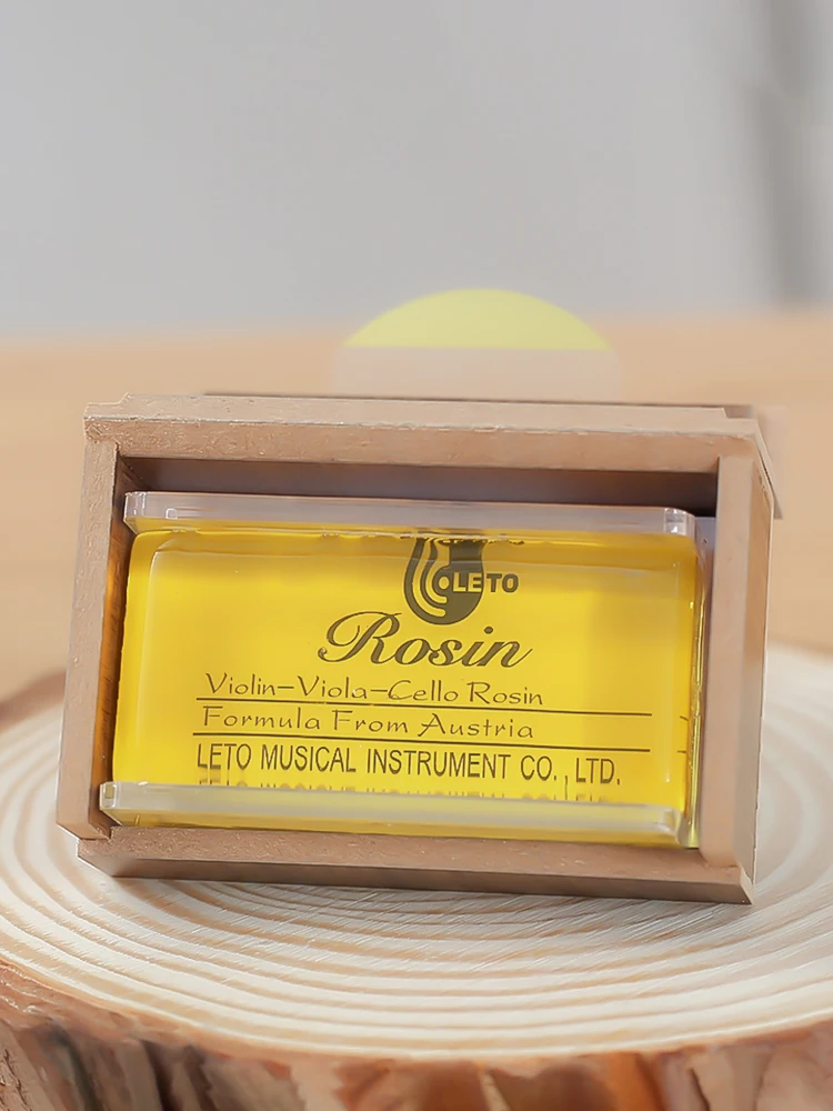 3pcs Leto Rosin 8010 Wooden Case Violin Viola Cello Bowed String Instruments Violin Accessories