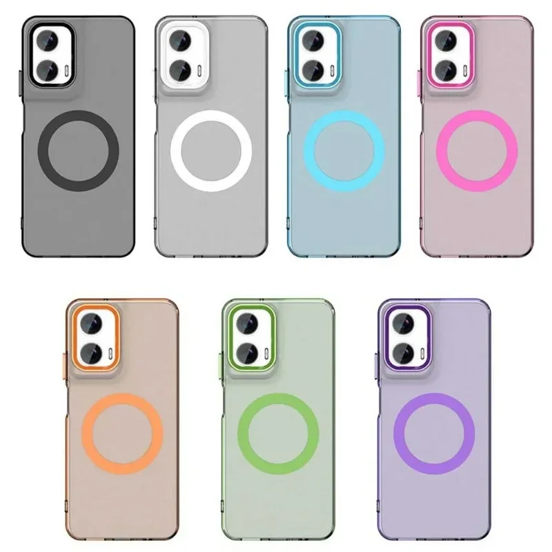 Magnetic Shockproof Candy Case with PC + TPU Bumper