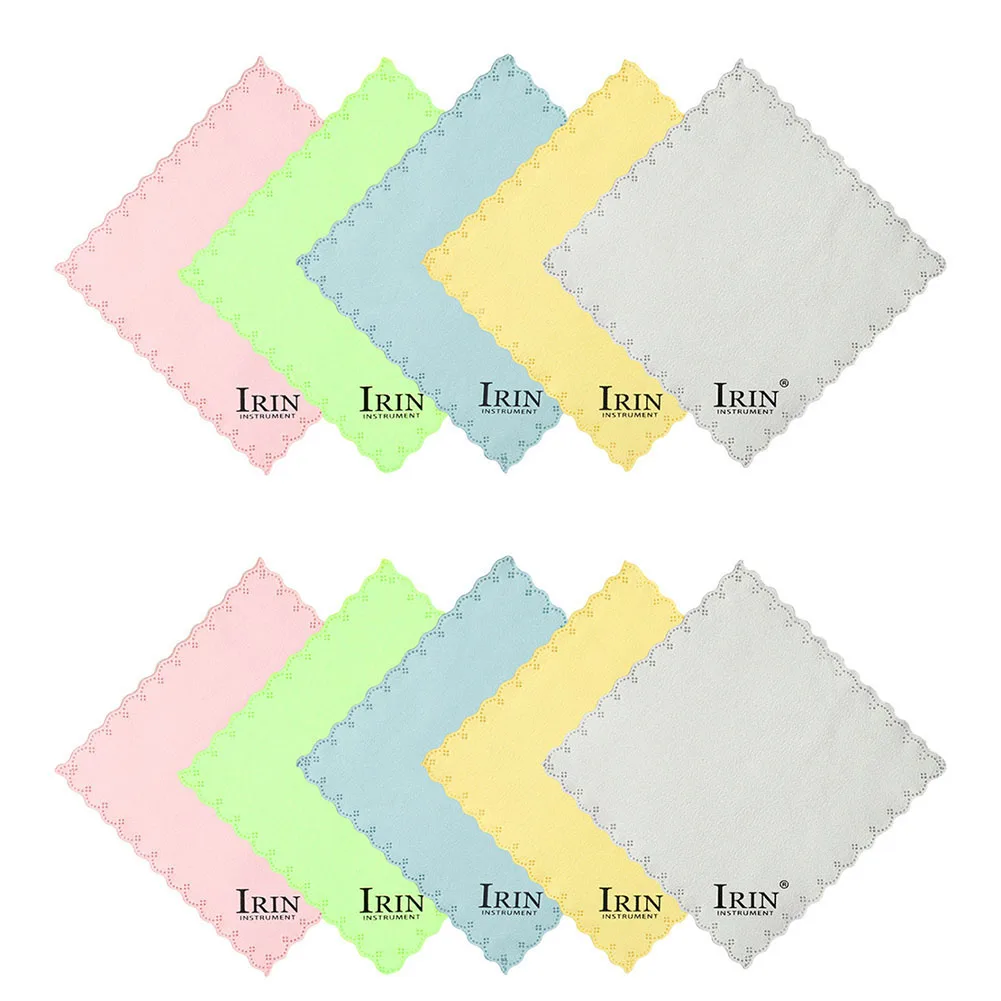 

10 шт., салфетка из микрофибры для чистки и полировки, 12x12x0,05 см