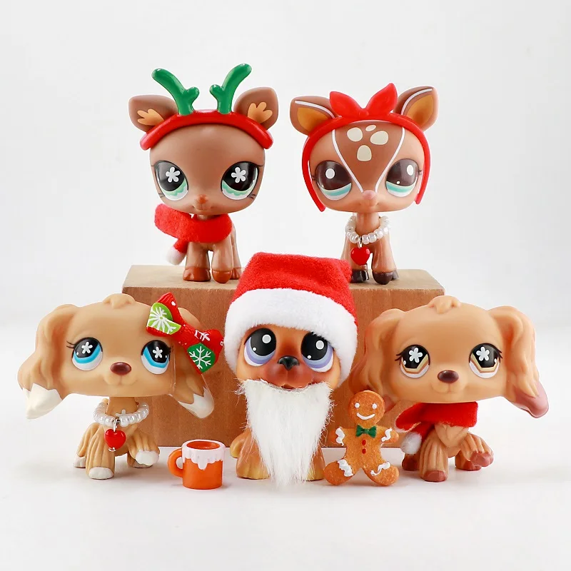 Pet Shop Accessories LPS Christmas Clothes Lot Reindeer