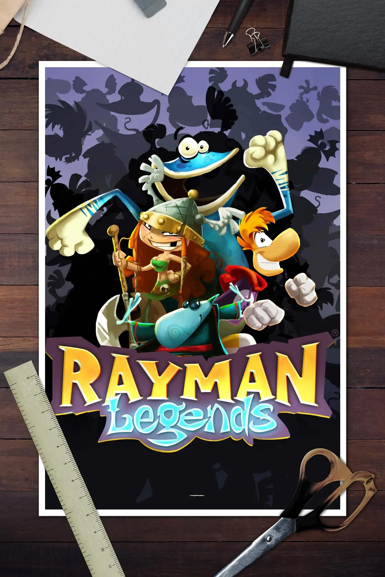 Rayman Legends wallpaper 03 1080p Vertical