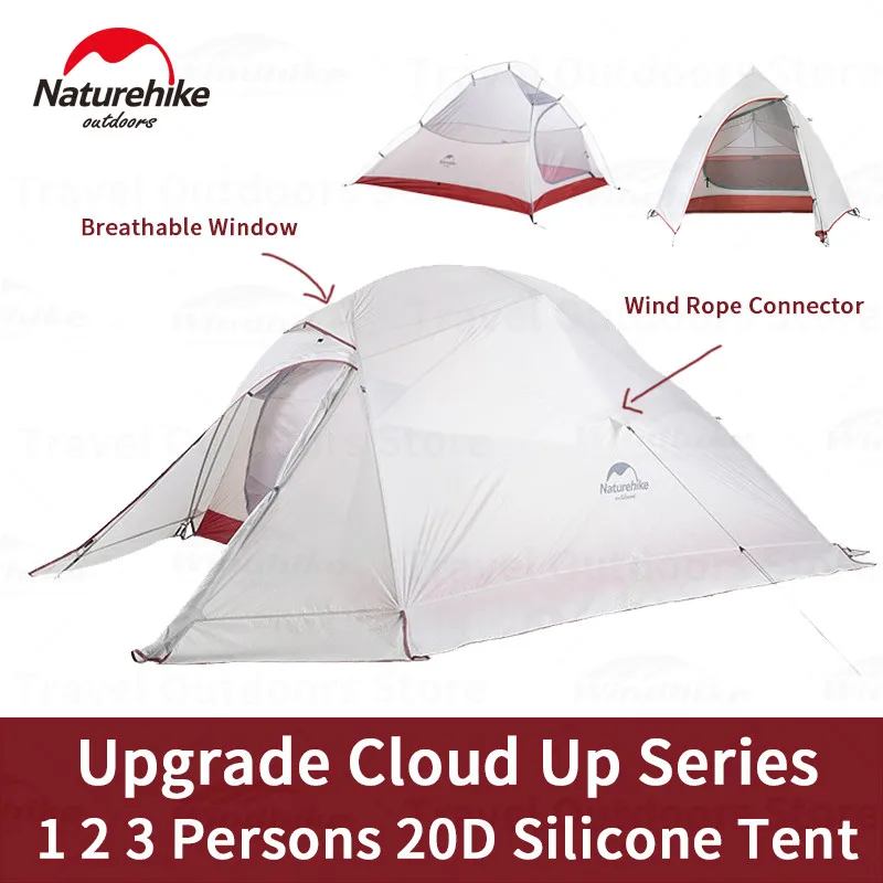 Camping Tent Portable Tent Naturehike Cloud Up 1-3 Persons Tent