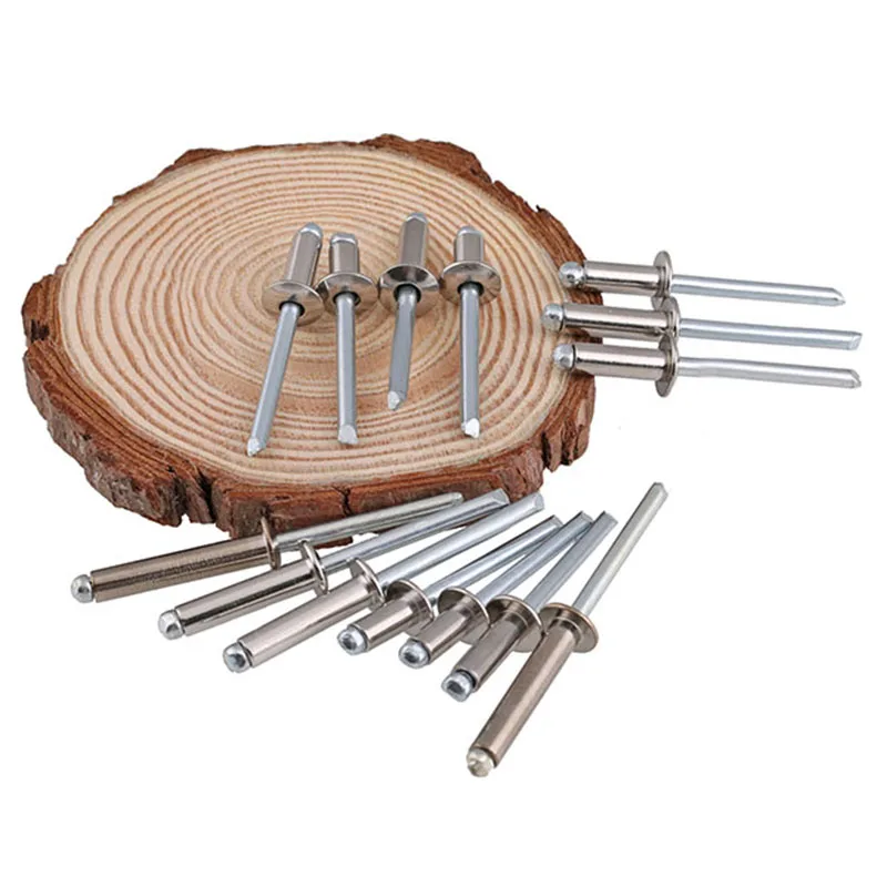 304 Stainless Steel Round Head Pop Open Hollow Blind Rivets Bolt Dropper Self-plugging Rivet Decoration Nail Rebite Blindniete