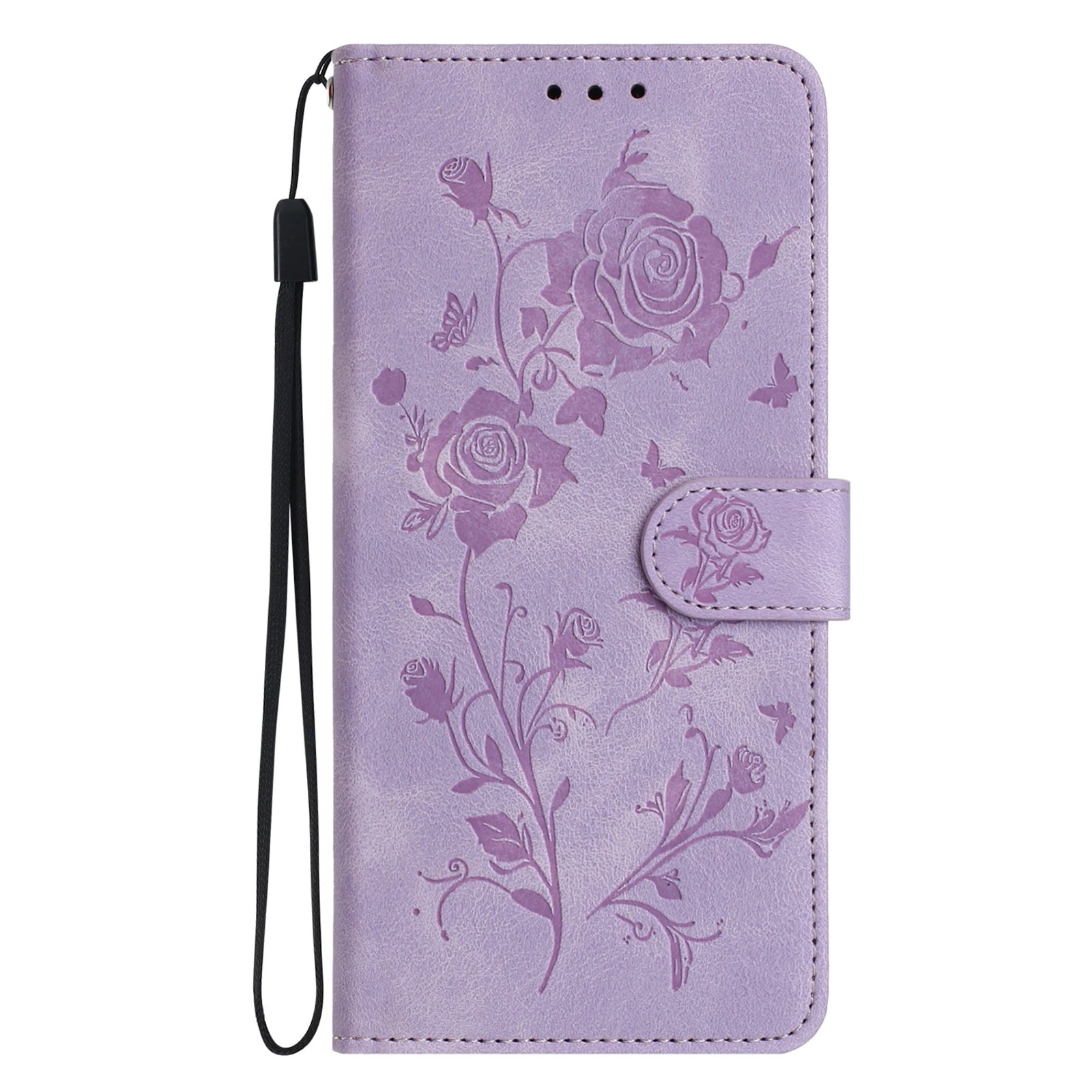 Rose Leather Flip Case - Elegant and Durable Phone Cover