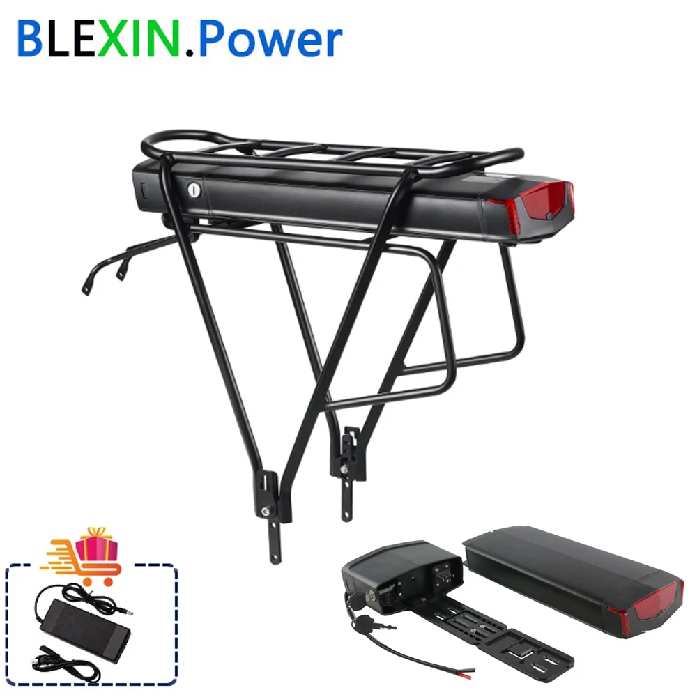 36V Rear Rack Ebike Battery 48V 10.4AH 13Ah 15Ah 17.5Ah For DIRODI Retrospec Beaumont Luggage Carrier Ebike Lithium Ion Batterie