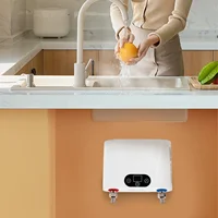 Chauffe-eau électrique instantané 5500W à installer sous l'évier avec indicateur de température LED 3