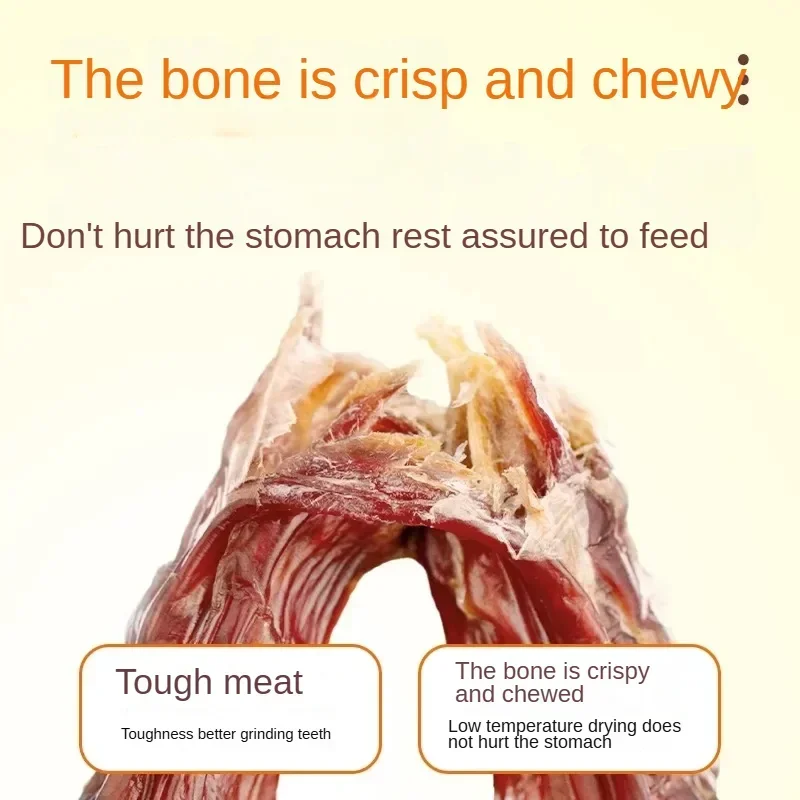 Puppy Molar Stick Dog Snacks Air Dried Duck Neck Tooth Cleaning Bone Molar Bite-resistant Pet Snacks Dog Chew Training Food
