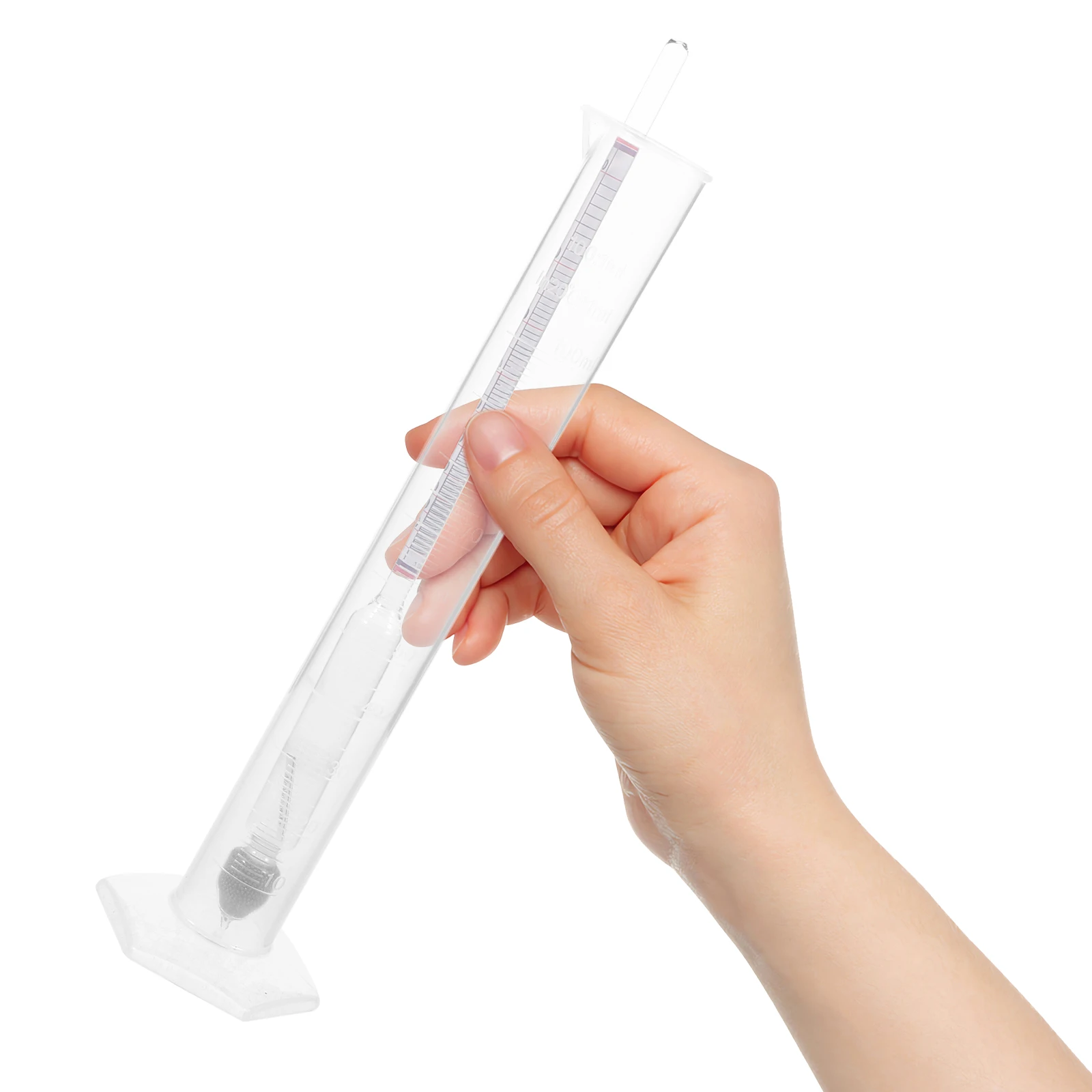 Hydrometer Alcohol Tester Alcohol Density Meter Percentage Tester Measuring Tools Wine Alcohol Hydrometer Accurate Tester Cylinder Kit