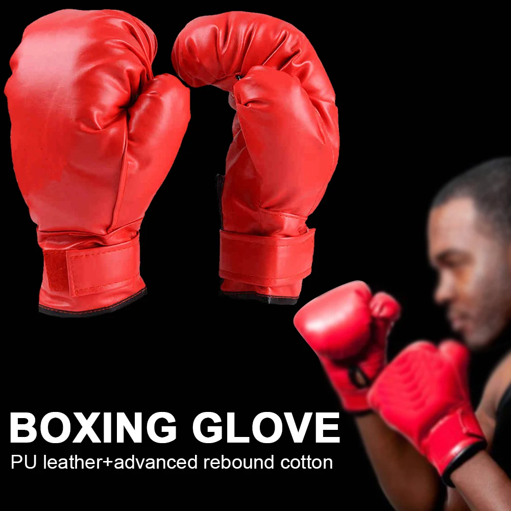 Adult Sparring Boxing Gloves Thickening Handback Professional Sandbag Liner Gloves Wearable One-Piece Molded for Hand Protection