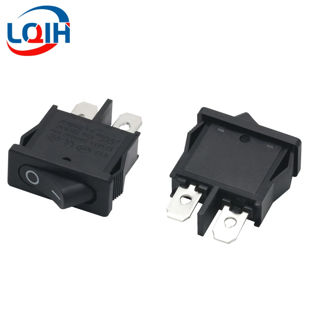 

10PCS 9.5*21mm 2-speed 2-foot Boat Switch Boat Shaped Rocker Power Switch 12A 125VAC 6A 250VAC