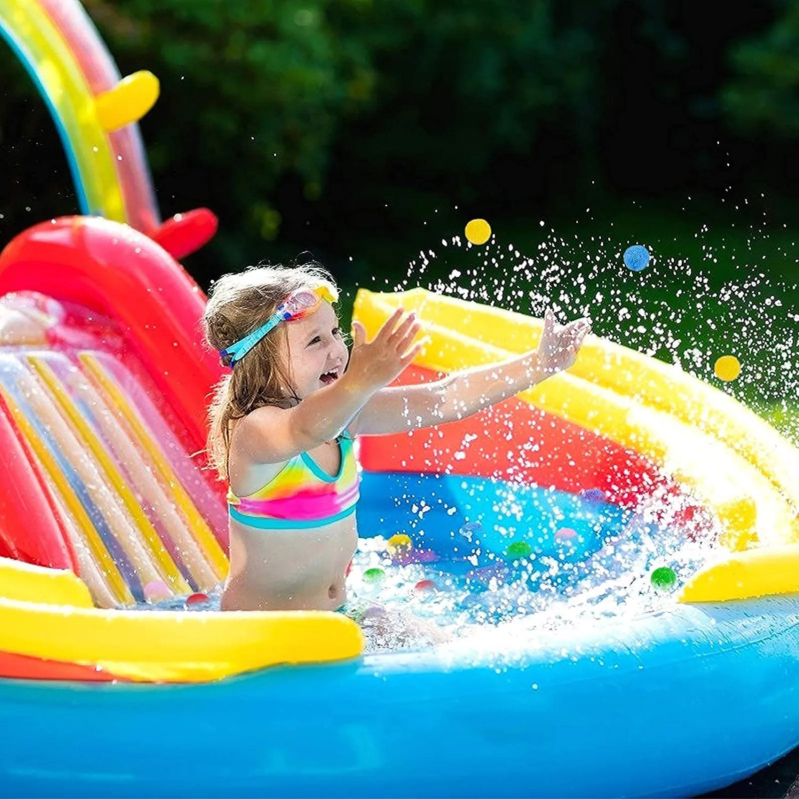 Water Toys Water Balloons 10Pcs Water Balls Beach Sports Reusable Water Balloon