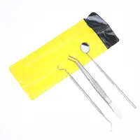 Kit de 3 outils dentaires en acier inoxydable de haute qualité pour la gestion de la santé bucco-dentaire 5
