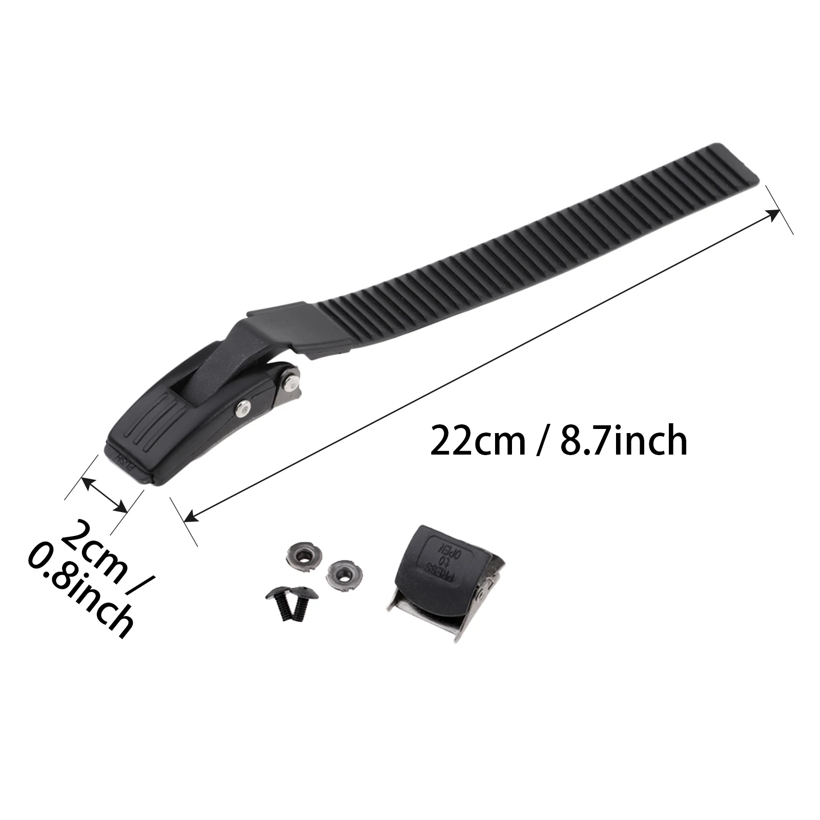 Sangles De Rechange Pour Patins à Roulettes - Lot De 4 - Noir, Universelles