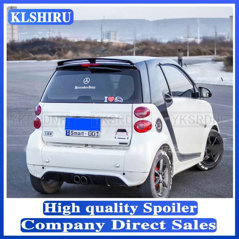 Per Mercedes Smart Fortwo 453 451 Spoiler Materiale Abs Auto Ala Posteriore Spoiler Sul Tetto Posteriore Per Benz Smart Two 453 451 Spoiler Sul Tetto