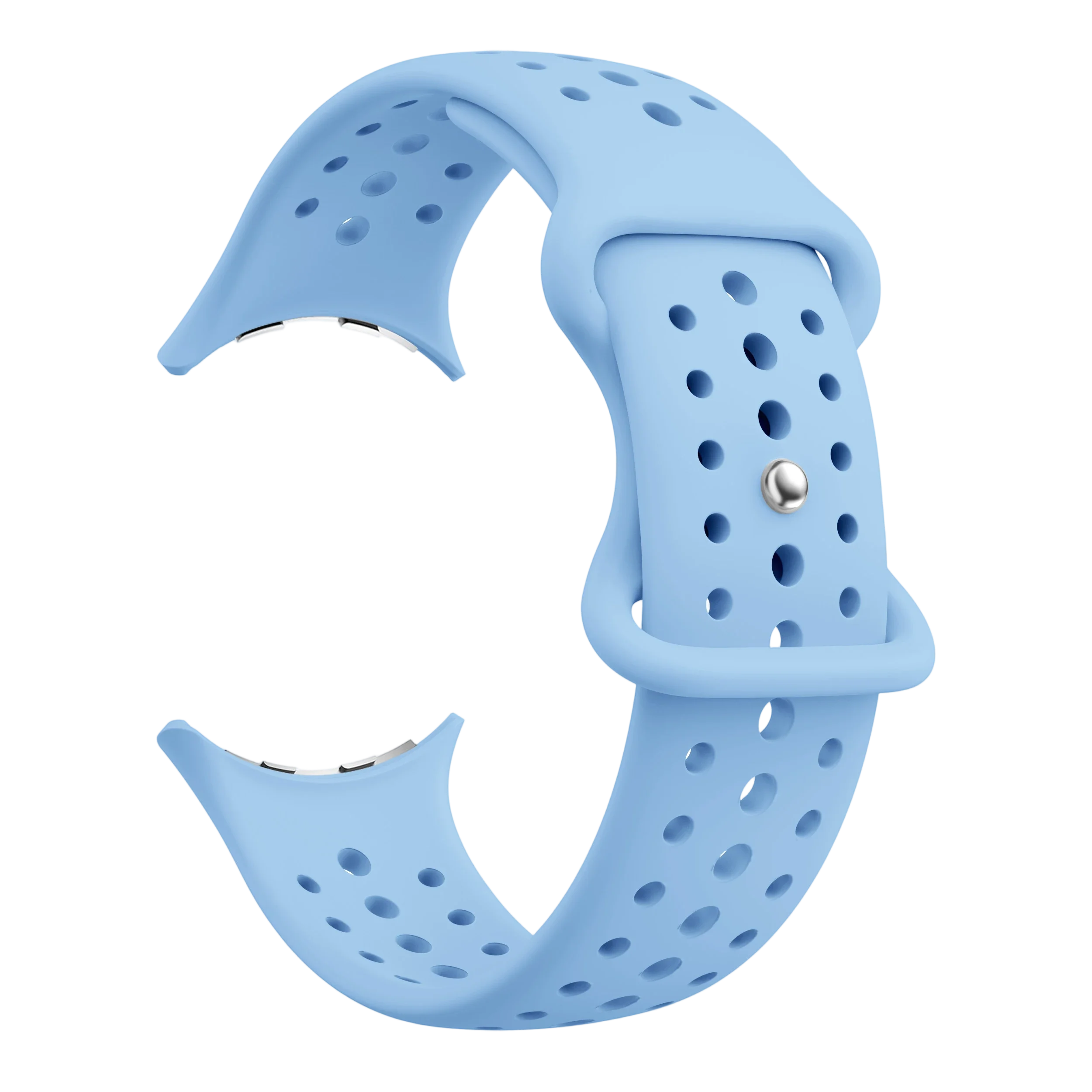 2pc Original Silicone Sports Replacement Strap for Smartwatch, 45mm/41mm