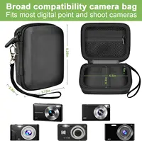 Digital Camera Case Compatible with VAHOIALD FHD 1080P/for CAMKORY Digital Point and Shoot/for KODAK PIXPRO FZ45-BK 16MPVlogging 3