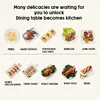 Multi-functional Air Fryer Home Use Smart Automatic Rotation 8L Large Capacity Visible Oil Free Air Fryer 5