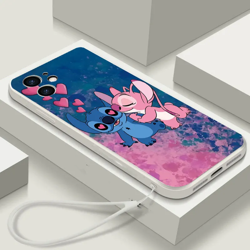 thumbnail image 1 of Cartoon Cute Angel Stitch Love Heart Case For Honor 90 70 X8 X7 X7A X8A X6 X6A X6S X7B X8B 100 Magic 5 4 6 Lite Tpu Phone Cover, 1 of 5
