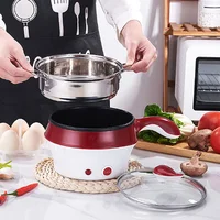 HA-Life Mini Electric Cooking Machine Non-Stick Rice Cooker - Single/Double Layer Pot 2