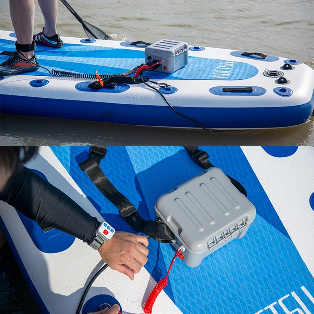 Pinna Elettrica Per Surf E SUP Con Motore 24V E Telecomando | Velocità Regolabile Fino A 7,5 Km/h