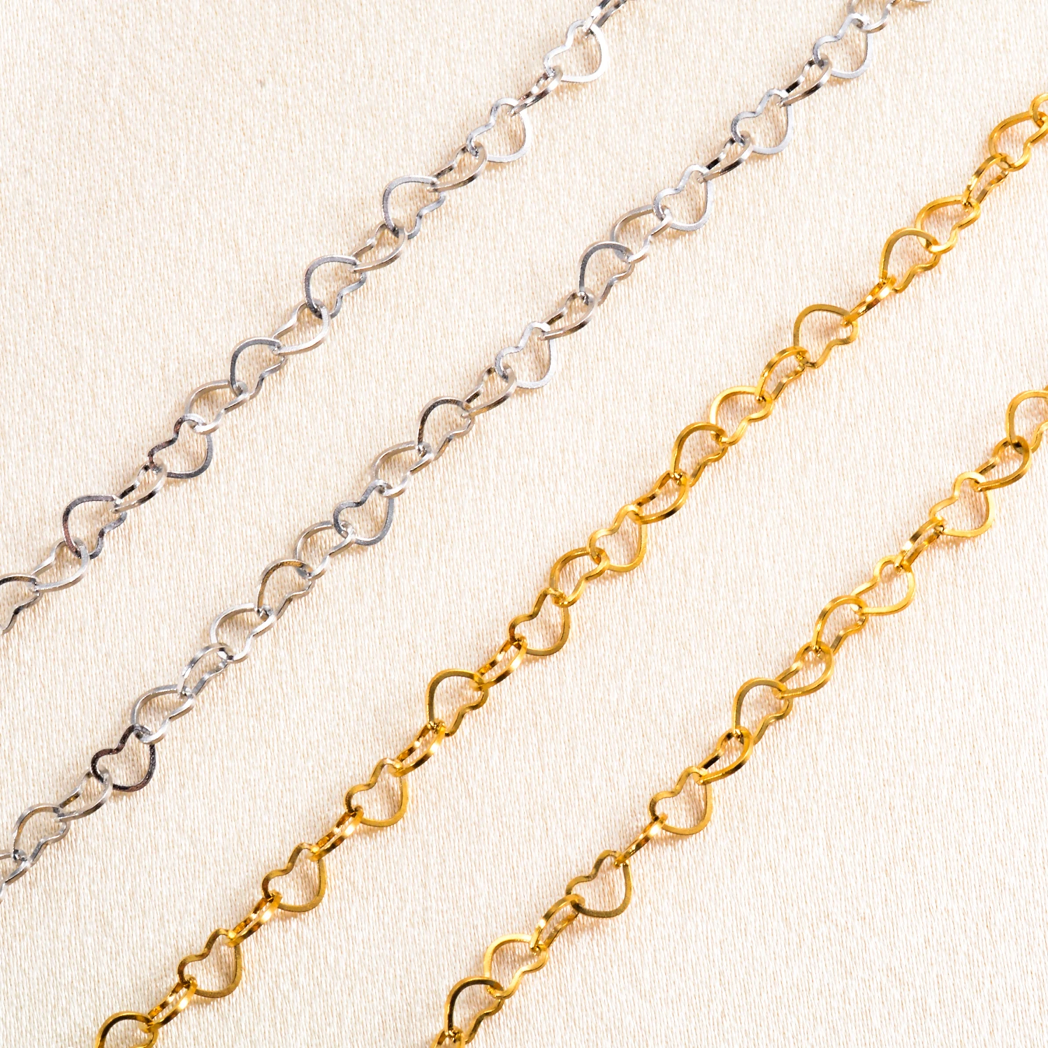 Hollow Stainless Steel Sweet Cute Love Statement Heart Chain Bracelet Anklet 3cm Extension for Girlfriend Women JewelryGift