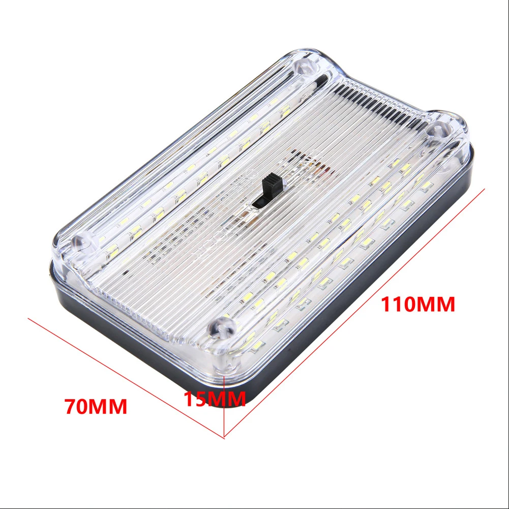 Sostituzione Led Light Screws Set Truck White 12V Abs Car Dome Roof Lampada Interna Interna Lettura In Plastica Portatile