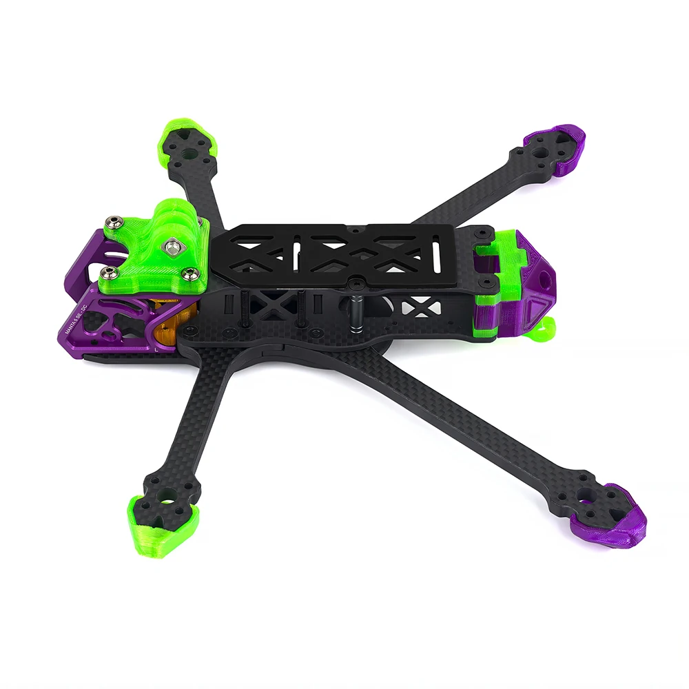 Axisflying Manta 5 SE DC Frame for 5 inch Purple-green Mixed Color FPV Freestyle RC Drone