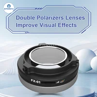 Microscope Polarized LED Ring Light Lamp Anti Glare 35pcs DIP LED 35pcs SMD LED Eliminating Reflections and Restoring Colors 5