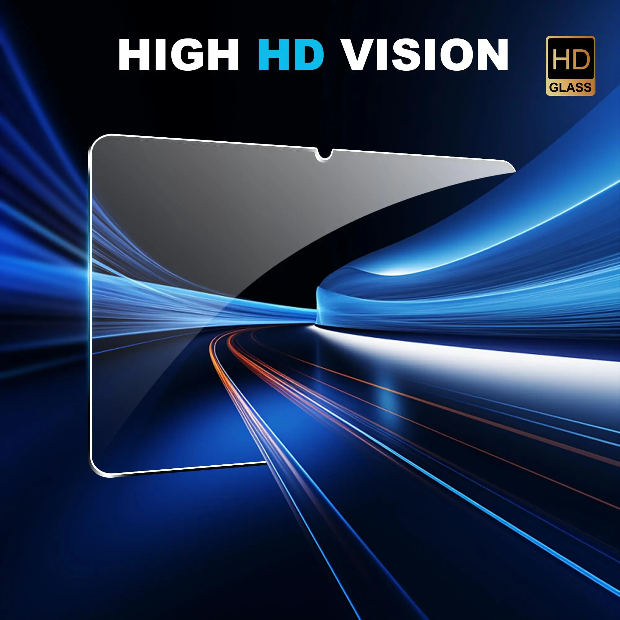 Ultra Clear Tempered Glass Screen Protector - Bubble-Free, High Response Protective Film